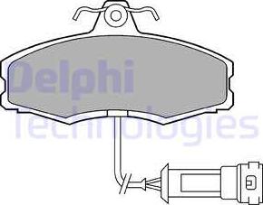 Delphi LP249 - Komplet Pločica, disk-kočnica www.molydon.hr