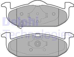 Delphi LP2695 - Komplet Pločica, disk-kočnica www.molydon.hr