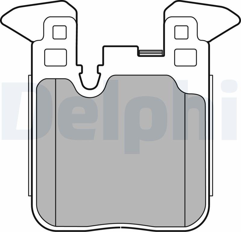 Delphi LP2660-17B1 - Komplet Pločica, disk-kočnica www.molydon.hr