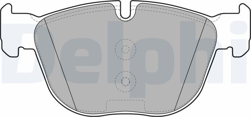 Delphi LP2090-17B1 - Komplet Pločica, disk-kočnica www.molydon.hr