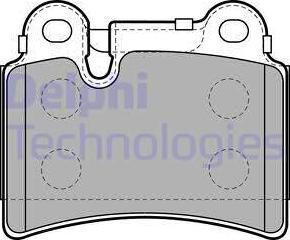 Delphi LP2061-18B1 - Komplet Pločica, disk-kočnica www.molydon.hr