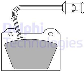 Delphi LP214 - Komplet Pločica, disk-kočnica www.molydon.hr