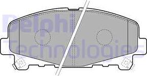 Delphi LP2166 - Komplet Pločica, disk-kočnica www.molydon.hr