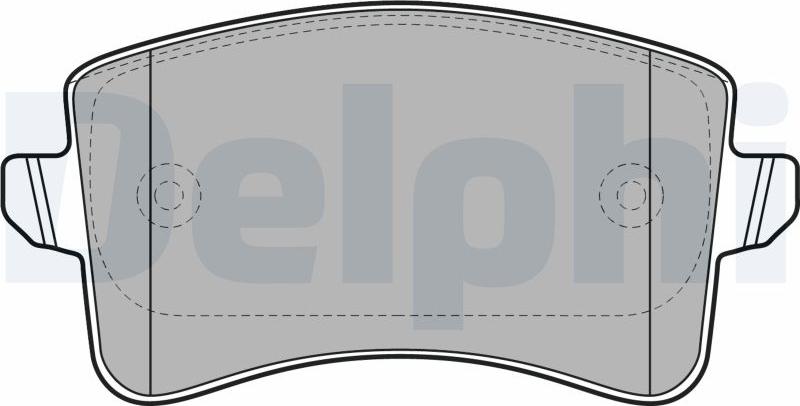 Delphi LP2106-17B1 - Komplet Pločica, disk-kočnica www.molydon.hr