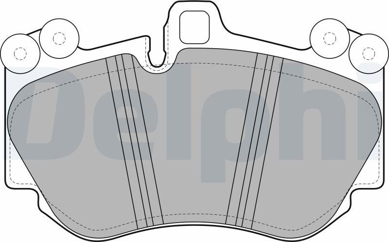 Delphi LP2116-17B1 - Komplet Pločica, disk-kočnica www.molydon.hr