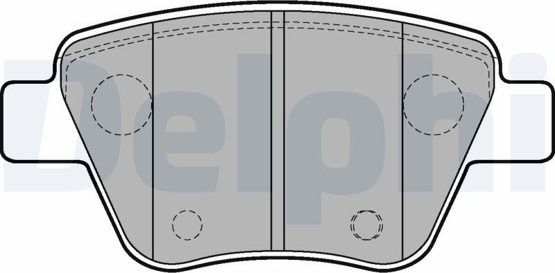 Delphi LP2178-17B1 - Komplet Pločica, disk-kočnica www.molydon.hr