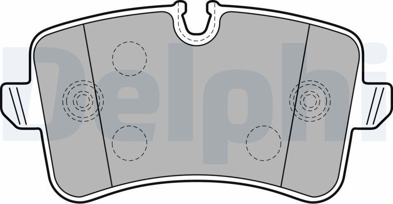 Delphi LP2249-17B1 - Komplet Pločica, disk-kočnica www.molydon.hr