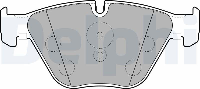 Delphi LP2245-17B1 - Komplet Pločica, disk-kočnica www.molydon.hr