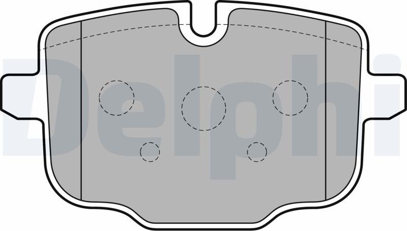 Delphi LP2246-17B1 - Komplet Pločica, disk-kočnica www.molydon.hr