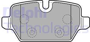 Delphi LP2247-18B1 - Komplet Pločica, disk-kočnica www.molydon.hr