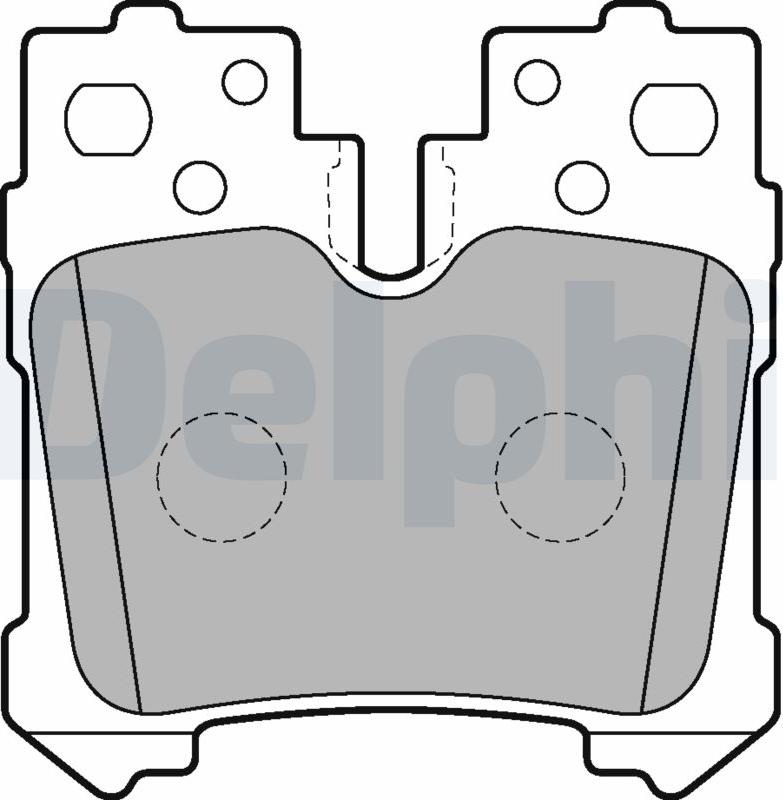 Delphi LP2214-17B1 - Komplet Pločica, disk-kočnica www.molydon.hr