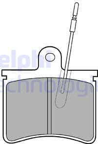 Delphi LP228 - Komplet Pločica, disk-kočnica www.molydon.hr