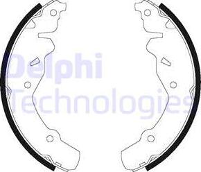 Delphi LS1906 - Komplet kočnica, bubanj kočnice www.molydon.hr