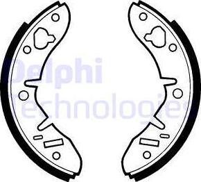 Delphi LS1415 - Komplet kočnica, bubanj kočnice www.molydon.hr
