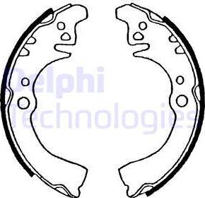 Delphi LS1509 - Komplet kočnica, bubanj kočnice www.molydon.hr