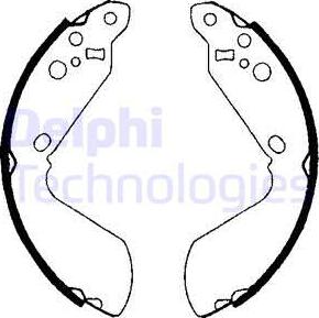 Delphi LS1651 - Komplet kočnica, bubanj kočnice www.molydon.hr