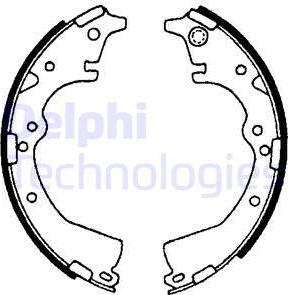 Delphi LS1639 - Komplet kočnica, bubanj kočnice www.molydon.hr