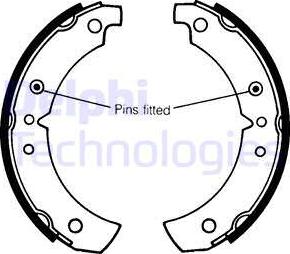 Delphi LS1052 - Komplet kočnica, bubanj kočnice www.molydon.hr