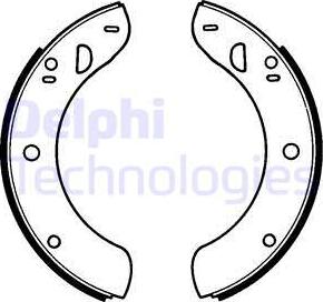 Delphi LS1018 - Komplet kočnica, bubanj kočnice www.molydon.hr