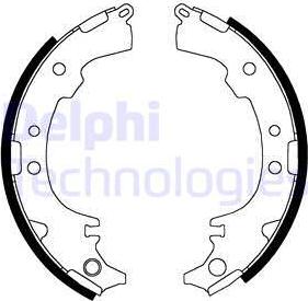 Delphi LS1831 - Komplet kočnica, bubanj kočnice www.molydon.hr
