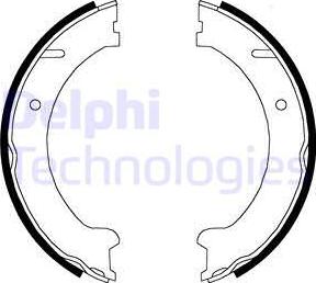 Delphi LS1832 - Komplet kočionih obloga, rucna kočnica www.molydon.hr