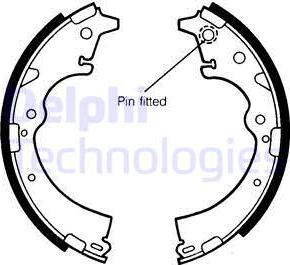 Delphi LS1357 - Komplet kočnica, bubanj kočnice www.molydon.hr