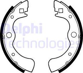 Delphi LS1213 - Komplet kočnica, bubanj kočnice www.molydon.hr