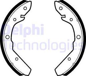 Delphi LS1286 - Komplet kočnica, bubanj kočnice www.molydon.hr
