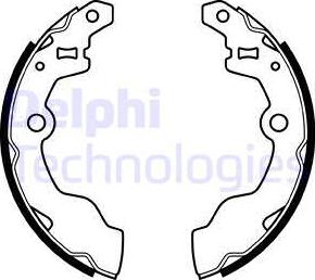 Delphi LS2069 - Komplet kočnica, bubanj kočnice www.molydon.hr