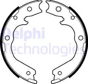 Delphi LS2137 - Komplet kočnica, bubanj kočnice www.molydon.hr