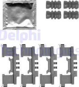 Delphi LX0547 - Komplet pribora, Pločica disk kočnice www.molydon.hr