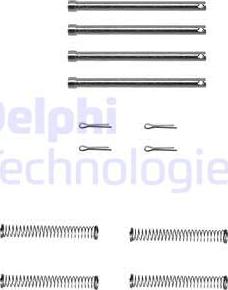 Delphi LX0097 - Komplet pribora, Pločica disk kočnice www.molydon.hr