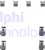 Delphi LX0247 - Komplet pribora, Pločica disk kočnice www.molydon.hr