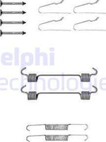 Delphi LY1306 - Komplet pribora, kočione papuce rucne kočnice www.molydon.hr