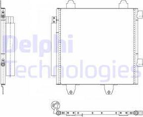 Delphi TSP0225643 - Kondenzator, klima-Uređaj www.molydon.hr