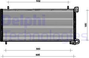 Delphi TSP0225090 - Kondenzator, klima-Uređaj www.molydon.hr