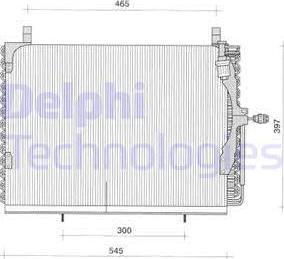 Delphi TSP0225039 - Kondenzator, klima-Uređaj www.molydon.hr