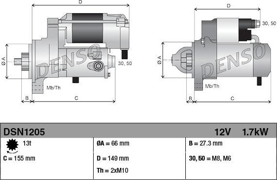 Denso 428000-9210 - Starter www.molydon.hr