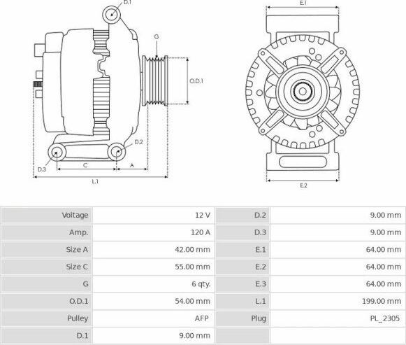 Denso 1012101700 - Alternator www.molydon.hr