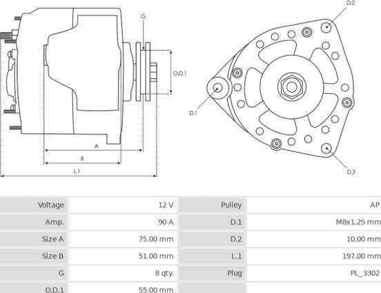 Denso 102211-9090 - Alternator www.molydon.hr