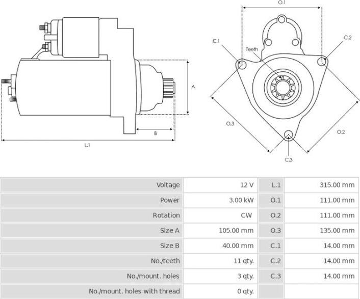 Denso 1280000490 - Rotor, starter www.molydon.hr