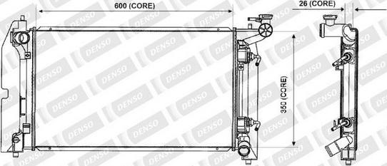 Denso 221-0514 - Hladnjak, hladjenje motora www.molydon.hr