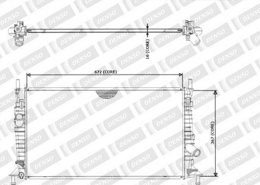 Denso 221-3507 - Hladnjak, hladjenje motora www.molydon.hr