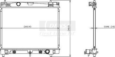 Denso 221-3112 - Hladnjak, hladjenje motora www.molydon.hr