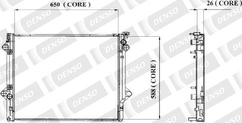 Denso A221-A307 - Hladnjak, hladjenje motora www.molydon.hr