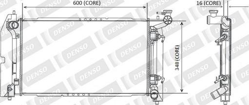 Denso A221-A386 - Hladnjak, hladjenje motora www.molydon.hr