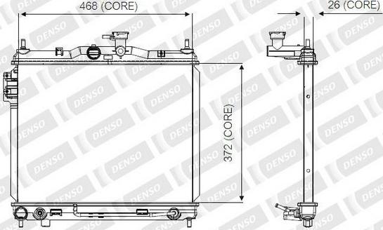 Denso A221-A326 - Hladnjak, hladjenje motora www.molydon.hr