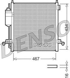 Denso DCN45001 - Kondenzator, klima-Uređaj www.molydon.hr