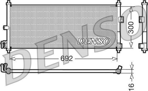 Denso DCN46011 - Kondenzator, klima-Uređaj www.molydon.hr