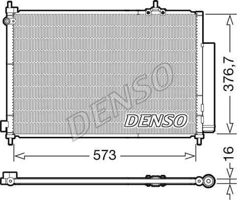 Denso DCN40031 - Kondenzator, klima-Uređaj www.molydon.hr